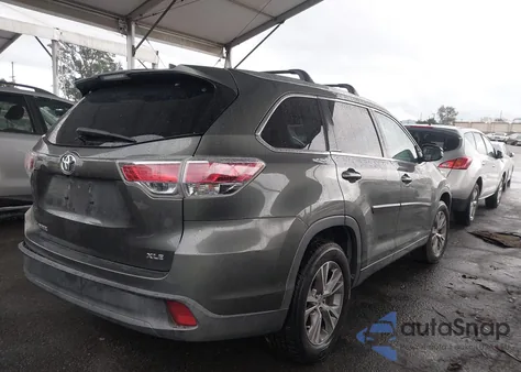 2014 Toyota Highlander Xle V6 from USA, damaged, VIN 5TDKKRFH7ES015491